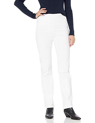 Lyssé Women's Boyfriend Denim Legging, White, L