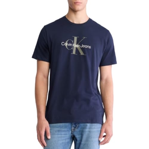 Calvin Klein Men's Monogram Logo Crewneck T-Shirt