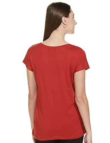Image of Max Women Regular Fit Printed Round Neck T-Shirt