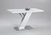 Milan Lillian Gloss White Modern Design Dining Table