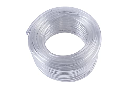 Junzhida Clear Vinyl Tubing Flexible Pvc Tubing, Hybrid Pvc Hose, Lightweight Plastic Tubing, By 3/8 Inch Id, 10-Feet Length #TOP2
