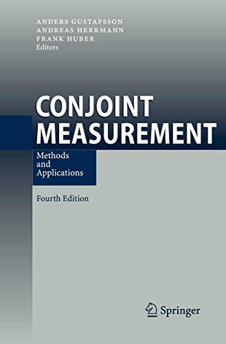 Conjoint Measurement: Methods and Applications view 2
