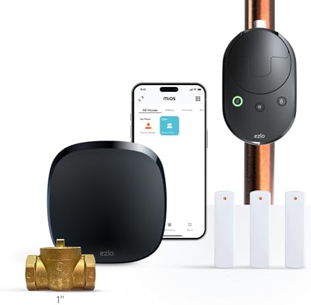 Ezlo Smart Water Shut-Off Valve Control Kit with Separate Ezlo Pl...