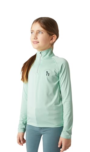 HORZE Lola Kids Long Sleeved Half Zip Tec Shirt Product Details