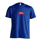 [アートワークスコウベ] バレーボール Tシャツ 半袖 練習着 ドライ カラフル剛速球 ユニセックス XL コバルトブルー