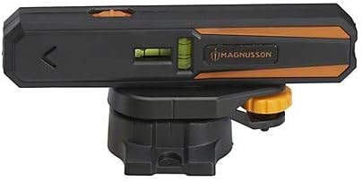 Magnusson Auto-Leveling Laser Level, side view with bubble vials