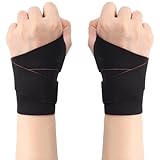 Confort respirant: Fabriqué en tissu ultra-fin et respirant, avec un trou ergonomique pour le pouce, il garantit un confort ininterrompu en utilisation prolongée. Les sangles réglables s’adaptent à toutes les tailles de poignet.