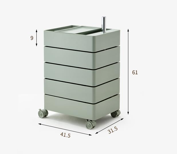 Amazon.co.jp: 360°コンテナ レプリカ 回転引き出し トロリー 5段 7段