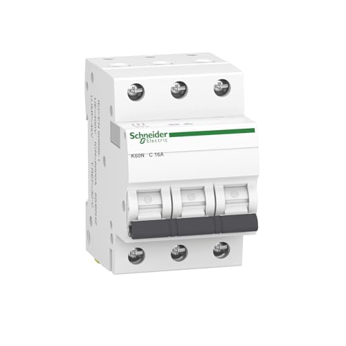 Schneider Electric Leitungsschutzschalter Acti9 K60N C120H 3-polig 16A C-Charakteristik 6kA Artikelnummer A9K02316 1 Stück