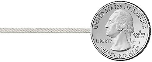 Savlano 925 Sterling Silver Herringbone Flat Snake Magic Chain Bracelet For Women & Men - Made in Italy Comes With a Gift Box3