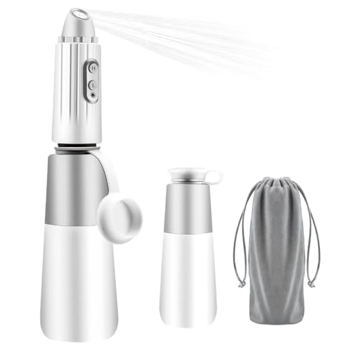Image of Eko Jetwave Portable Electric Travel Bidet 270ml Water Storage Bottle, Waterproof IPX7- Handheld Personal Hygiene Sprayer for Men, Women, Baby, and Postpartum Care, Silicone Cap Anti Slip, Grey