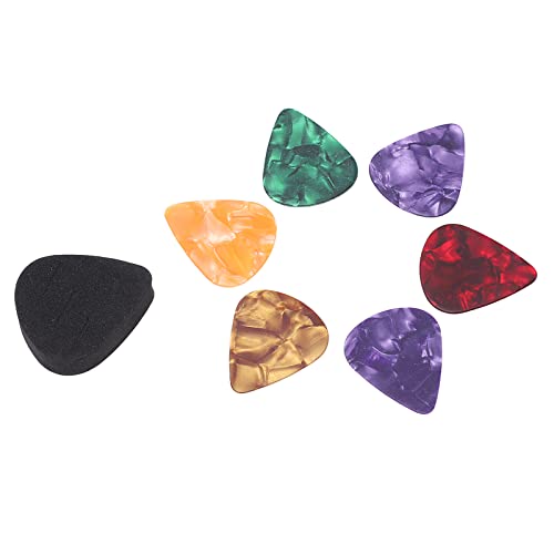 Ensemble de médiators de guitare, kit de support de médiators de sac EVA 6 pièces médiators en celluloïd pour la famille… - Les Beatles, Paul McCartney, John Lennon, RIngo Starr, George Harrison Ensemble de médiators de guitare, kit de support de médiators de sac EVA 6 pièces médiators en celluloïd pour la famille…