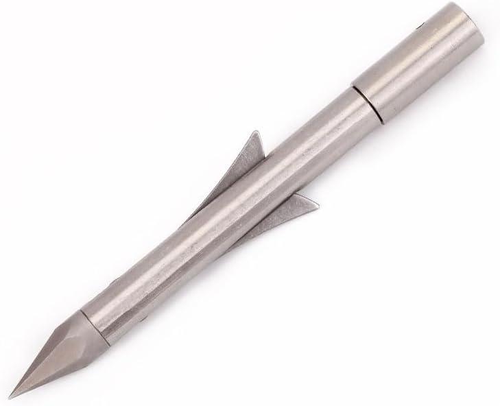 2Pcs Bowfishing Broadheads Blade Arrowheads Tips Points Archery Bow Hunting