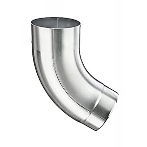 Dachrinnen-Shop.De Zink Fallrohrbogen DN 87 60 Grad