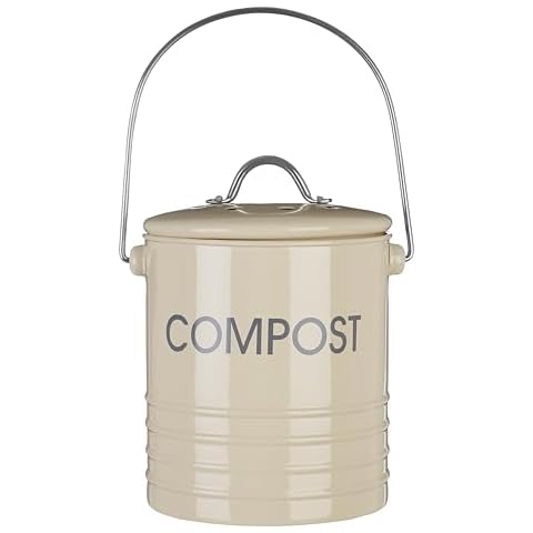 Premier Housewares Compost Bin with Handle Cover