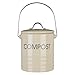 Produktbild Premier Housewares 0510020 Komposteimer mit Tragegriff Ø14 x H22 cm, Creme