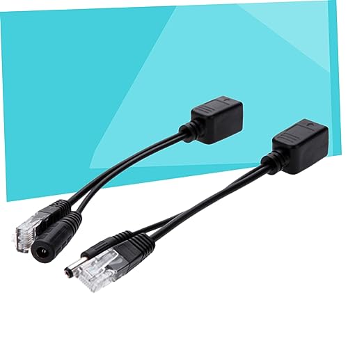 Kit Adaptador Splitter PoE 2pcs con Cable Injector PoE Compatible para Cámara IP y Router miniatura 7