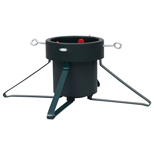 vidaXL Support de Sapin de Noël Base d'arbre de Noël Porte-Sapin Support d'arbre de Noël Base de Sapin de Noël Salon Maison Noir 46x46x19 cm