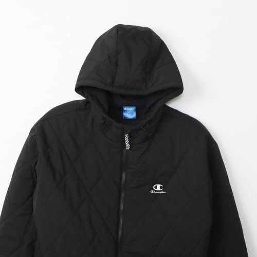 Champion ジャケット 長袖 ストレッチ 保温 撥水 防風 ワンポイントロゴ ジップフーデッドジャケット メンズスポーツ C3-AS603 の商品画像 4
