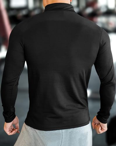 Image of Noble Monk Men's Active wear Regular Fit T Shirt |Full Sleeves |Casual T-Shirt for Men