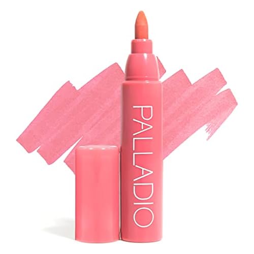 Palladio Lip Stain, Hydrating and Waterproof Formula, Matte Color Look