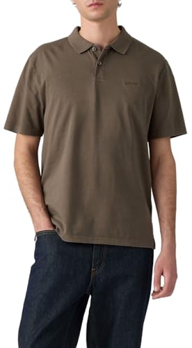 Levi's Para Hombre. A6735-0032 Polo Authentic MarróN (Xl), Casual, AlgodóN, Manga Corta - 8