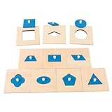 Jouets de formes géométriques - renforcent la cognition et des figures géométriques dans l'identification et la comparaison, et posent une base solide pour les mathématiques géométriques, jouets sensoriels