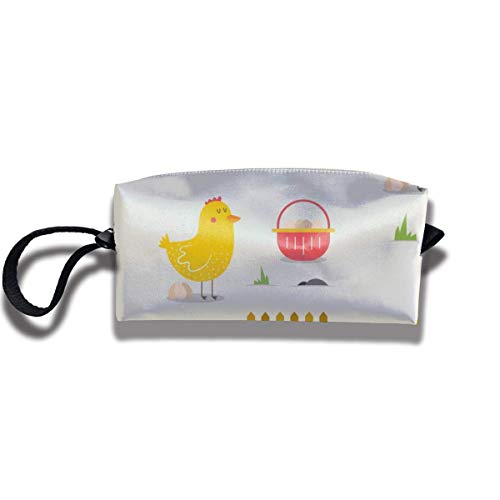 Preisvergleich Produktbild Pencil Bag Kosmetiktasche Cute Hen Pattern Tolietry Bags Frauen Kosmetiktasche Multifuncition Zipper
