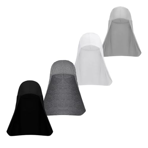 Hard Hat Sun Shield Neck Shade Hat Cooling Quick Dry Skull Cap (US, Alpha, One Size, 4)