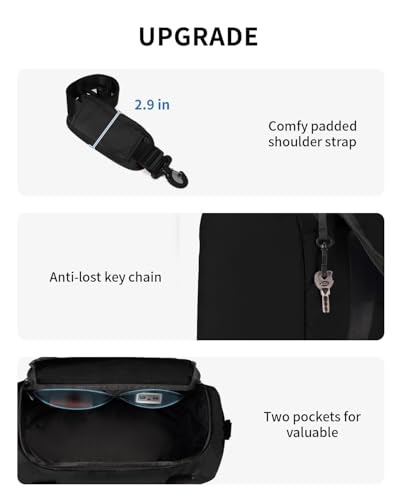 Ecohub 6303811011 16'' Personal Item Bag Mini Duffel Bag With Shoulder Strap Small Travel Bag Underseat Carry thumb #4
