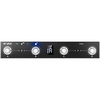 M-Vave - Wireless Midi Controller Pedal, Black, MVA-MCP