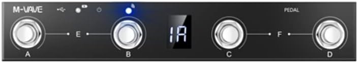 m-vave - wireless midi controller pedal black mva-mcp