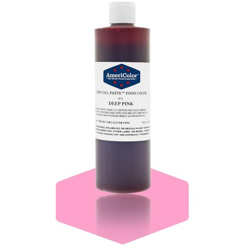 Americolor Deep Pink Soft Gel Paste 13.5 Ounces