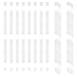 100 Pcs Glue Strips with Mesh Backing, 12 mm Hot Melt Adhesive Glue Strips for 80-110 Sheet Capacity, Thermal Binding for Book Binding Repair