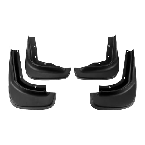 Image of X AUTOHAUX 1set Front and Rear Mud Flaps Splash Guards Mud Guards for Volvo XC60 2010-2014 W /Mount Accessories