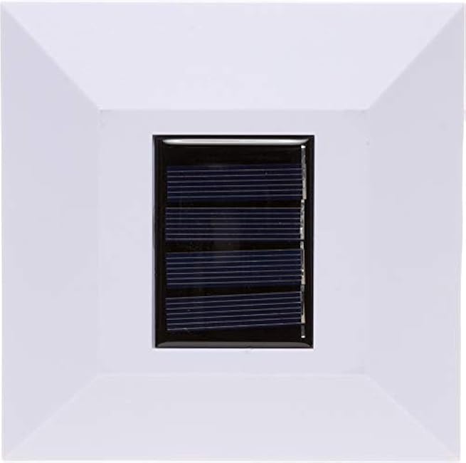 GreenLighting Modern Solar Post Cap Lights Fits 4x4 Wood, 4x4 & 5x5 PCV/Vinyl Outdoor Solar Powered Light, Fence Post, Landscaping, Deck, Garden- Bright LED, Waterproof White 4 Pack