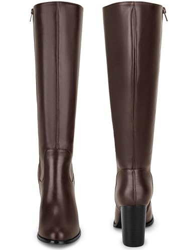 Perphy Tall Boot Chunky Block Heels Knee High Boots for Women3