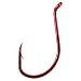Gamakatsu 25 Pack Octopus Hook (Red, 3/0)