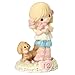 Precious Moments 162011 Growing In Grace, Age 12, Bisque Porcelain Figurine, Blonde Girl