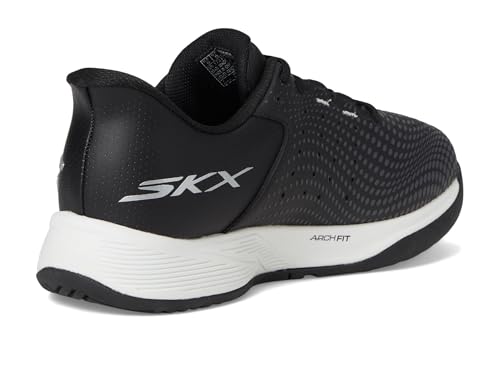 Skechers Skechers Women's Viper Court Reload Hands Free Slip-Ins Pickleball Sneaker, Black/White, 8.5
