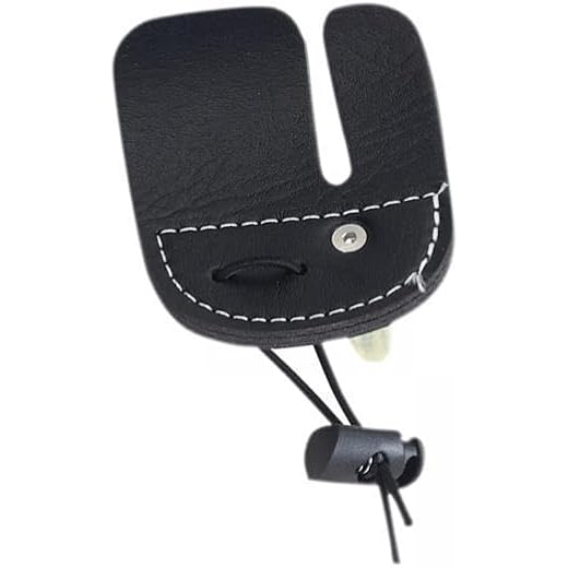 Jazzy Pearls Leather Archery Finger Tab 2 Pack