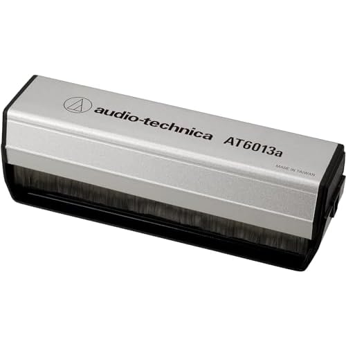 Audio-Technica AT6013a Dual-Action-Antistatischer Schallplattenpinsel