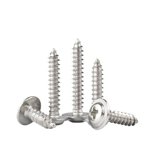 20/ 50/ 100/ 200�� M1.4 M1.7 M2.6 M3- M5 304�X�e�����X�| �N���X�p���ۓ� ���b�V���[�J���[�t�� �Z���t�^�b�s���O�l�W(30mm,M4 (20pcs))