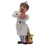 Figura decorativa - Pequeños Tesoros / Arlequín Enamorado - Creaciones Nadal - Decoración del Hogar - Hecha en Resina - Fabricada en España - Altura 14 cm