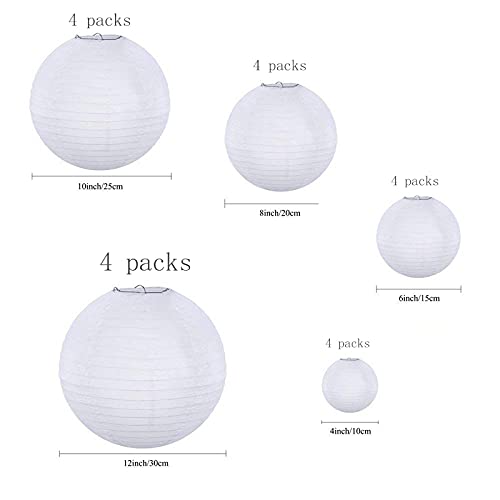 20 sztuk chińska papierowa lampion papierowa latarnia 10 cm 15 cm 20 cm 30 cm wiszące lampiony kula ślub Boże Narodzenie wydarzenie przyjęcie dekoracje - różowy