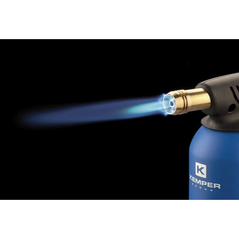 Lampada Per Saldare Tornado Accensione Piezo Con Cartucce Gas 190 Gr. Kit Pronto All'Uso (Saldatore + 2 Cartucce)