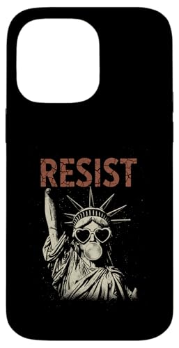 Resist Statue Liberty Bubblegum Equality Retro Edgy Protest �X�}�z�P�[�X iPhone 14 Pro Max �p