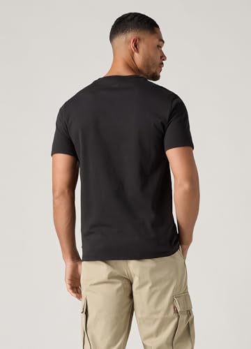 Levi's Graphic Crewneck Tee Color Bw Caviar Gra – Ansicht 3