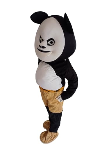 Image of BookMyCostume Panda Dragon Warrior Cartoon Movie Mascot Costume For Theme Birthday Party & Events | Adults | Full Size