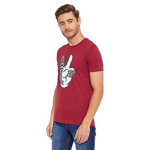 Image of Men's Regular Fit Round Neck Short Sleeves Knitted T-Shirt